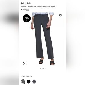 Calvin Klein Charcoal Trousers